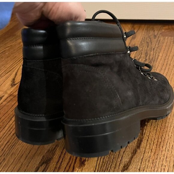NEW Aquatalia | Liviana Hiker Bootie Black Suede Sz 11‎ - Picture 7 of 8